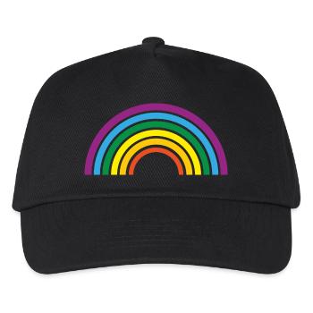 rainbow - Kids’ Baseball Cap - black - Front