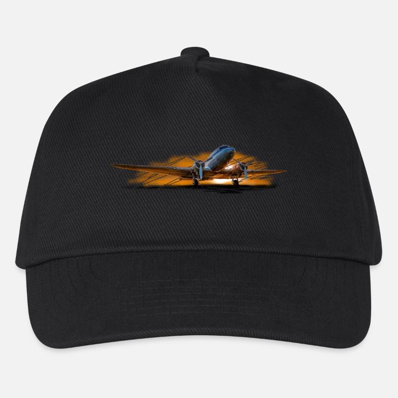 DC-3 - Casquette de baseball Enfant - noir