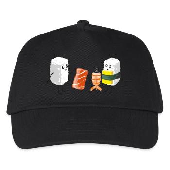 Sushi Shopping - Kinder Basecap - Schwarz - Vorne