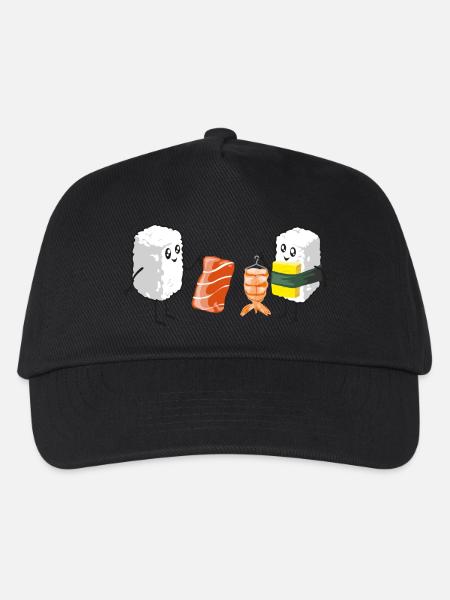 Sushi Shopping - Kinder Basecap - Schwarz