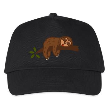 sloth - Kids’ Baseball Cap - black - Front