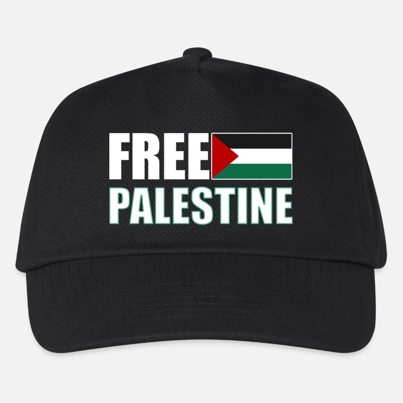 Free Palestine - Casquette de baseball Enfant - noir