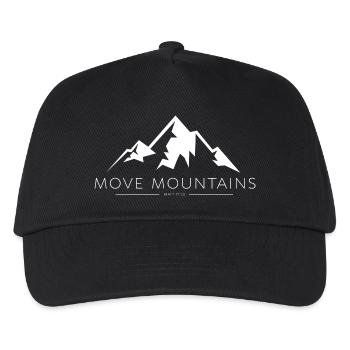 faith can move mountains - Kids’ Baseball Cap - black - Front