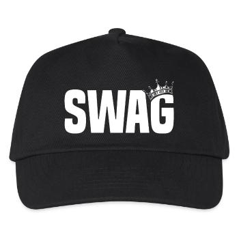 Swag Krone - Kinder Basecap - Schwarz - Vorne