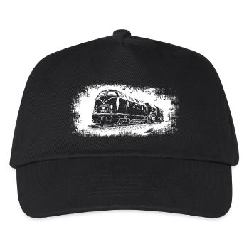 V 200 Diesel Lokomotive - Kinder Basecap - Schwarz - Vorne