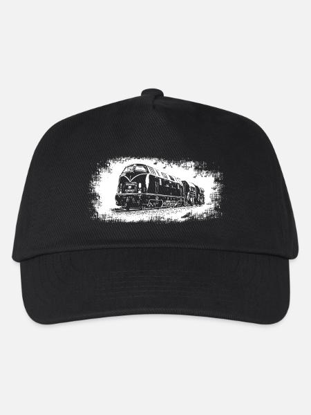 V 200 Diesel Lokomotive - Kinder Basecap - Schwarz