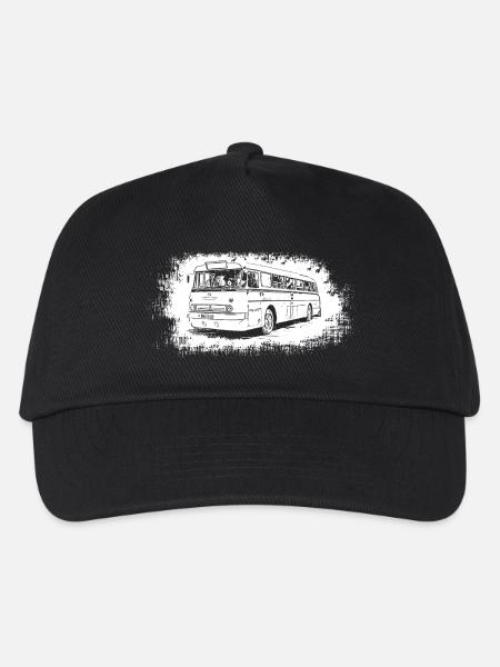 Ikarus 66 Bus - Kinder Basecap - Schwarz