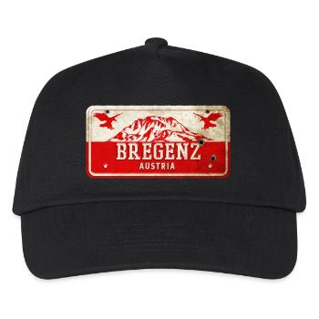 Enseigne vintage Bregenz Autriche - Casquette de baseball Enfant - noir - Devant