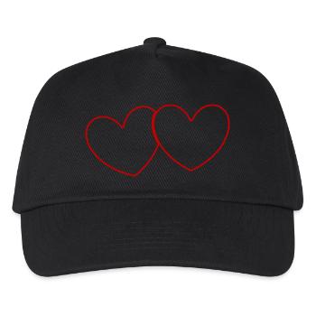 Saint-Valentin, Saint-Valentin, Saint-Valentin - Casquette de baseball Enfant - noir - Devant