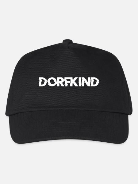 Dorfkind - Kinder Basecap - Schwarz