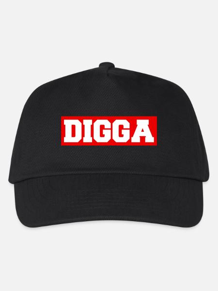Digga - Kinder Basecap - Schwarz