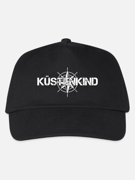 Küstenkind - Kinder Basecap - Schwarz