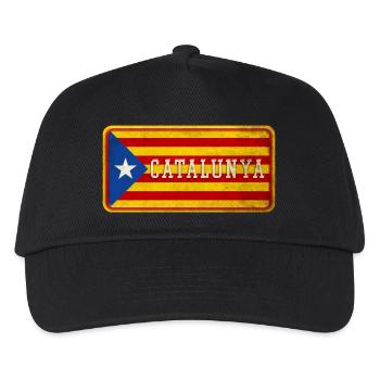 Catalonia Vintage Sign - Kids’ Baseball Cap - black - Front