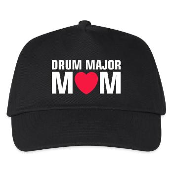 Drum Major Mom - Blaskapelle - Kinder Basecap - Schwarz - Vorne