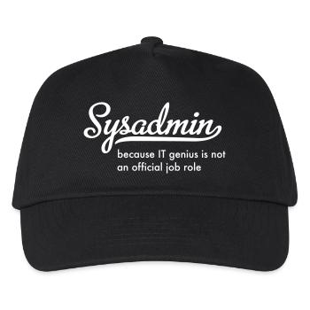 Administrateur système - Casquette de baseball Enfant - noir - Devant