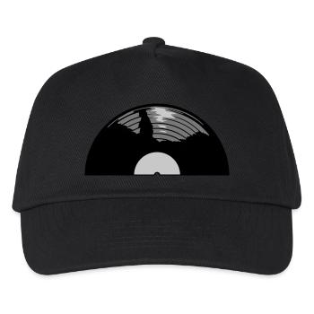 Musique de disque demi-vinyle - Casquette de baseball Enfant - noir - Devant