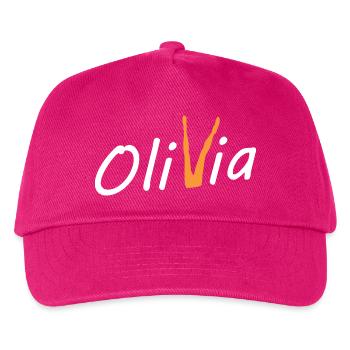 Olivia Bein - Kids’ Baseball Cap - fuchsia - Front