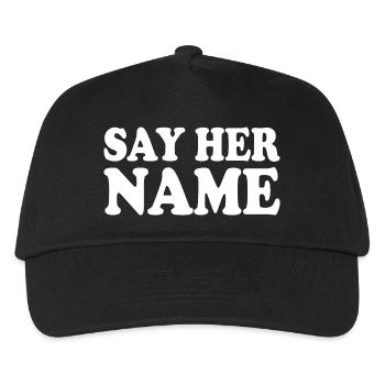 Say her name - Kids’ Baseball Cap - black - Front