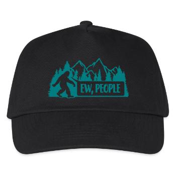 ew people Bigfoot Quote - Kids’ Baseball Cap - black - Front