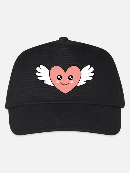 Valentinstag, Valentinstag, Valentinstag - Kinder Basecap - Schwarz