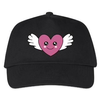 Kawaii Chibi Kawaii Coeur Kawaii Manga - Casquette de baseball Enfant - noir - Devant