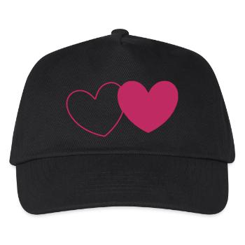 Saint-Valentin, Saint-Valentin, Saint-Valentin - Casquette de baseball Enfant - noir - Devant