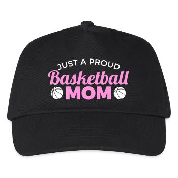 Basketball Mama - Kinder Basecap - Schwarz - Vorne