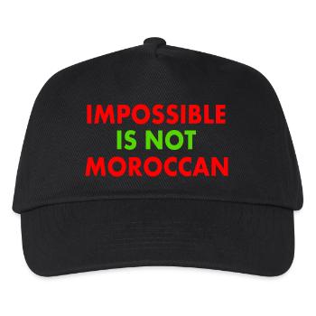 Maroc - impossible is not moroccan - Casquette de baseball Enfant - noir - Devant