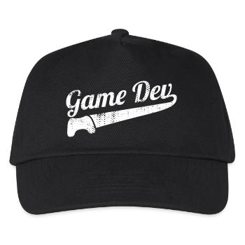 Spielentwickler - Kinder Basecap - Schwarz - Vorne
