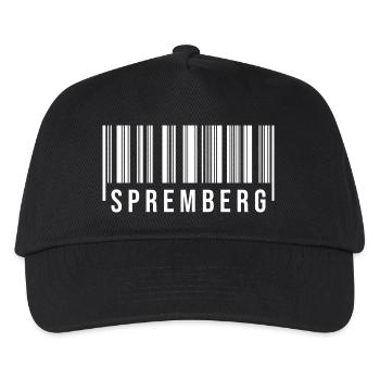 Spremberg Strichcode1 - Kinder Basecap - Schwarz - Vorne