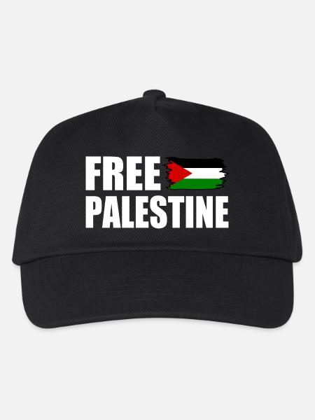 Free palestine - Basecap til børn - sort