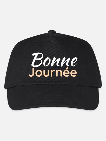 bonne journée - Casquette de baseball Enfant - noir