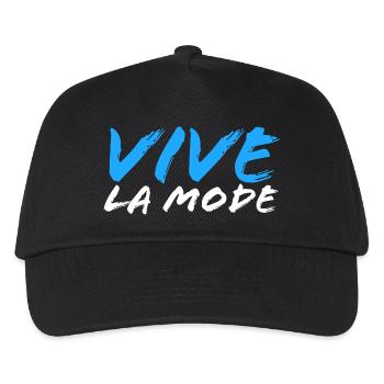 vive la mode - Casquette de baseball Enfant - noir - Devant