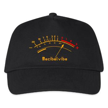Decibelvibe - Derivative products - VU Meter Color - Kids’ Baseball Cap - black - Front