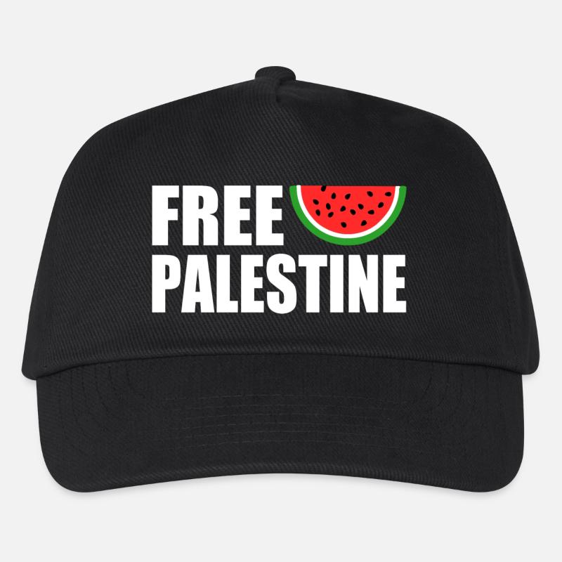 Free palestine - Kinder Basecap - Schwarz