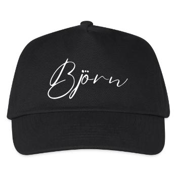 Björn Name T-Shirt Geschenk Für Männer - Kinder Basecap - Schwarz - Vorne
