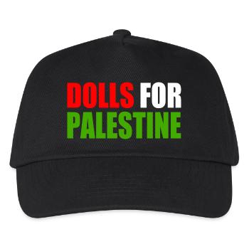 dolls for palestine - Kids’ Baseball Cap - black - Front