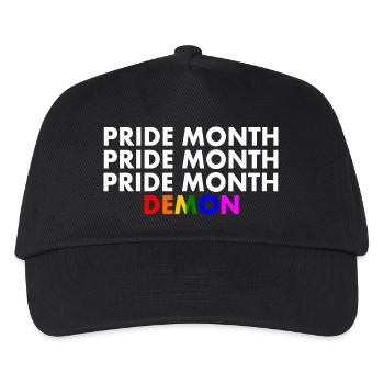 pride month demon - Kinder Basecap - Schwarz - Vorne
