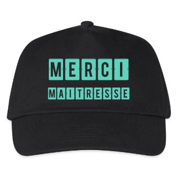 MISTRESS. MASTER. THANK YOU. THANK YOU MISTRESS - Kids’ Baseball Cap - black - Front