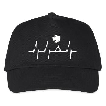Technicien de scène Heartbeat Stage Technician - Casquette de baseball Enfant - noir - Devant