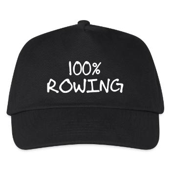 100% Aviron - Aviron - Aviron - Sport - Casquette de baseball Enfant - noir - Devant