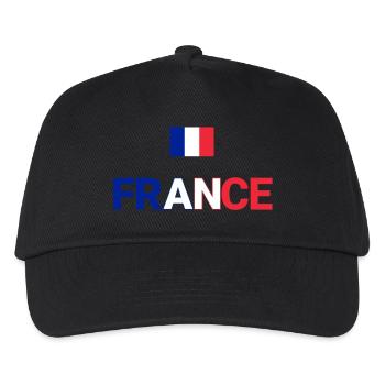 FRANCE - Kids’ Baseball Cap - black - Front
