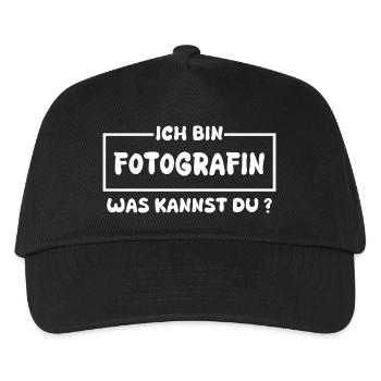 Photographer - Kids’ Baseball Cap - black - Front