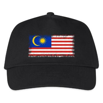 Malaysia Malaysia - Kinder Basecap - Schwarz - Vorne