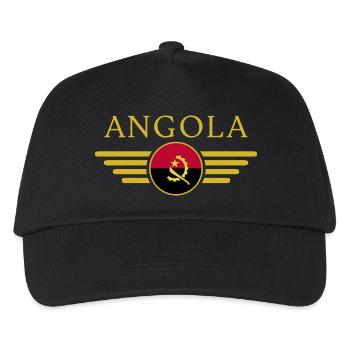 I Love Angola, Elegance Style Design T-Shirt - Kids’ Baseball Cap - black - Front