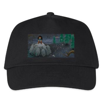 Ronja1 - Kids’ Baseball Cap - black - Front