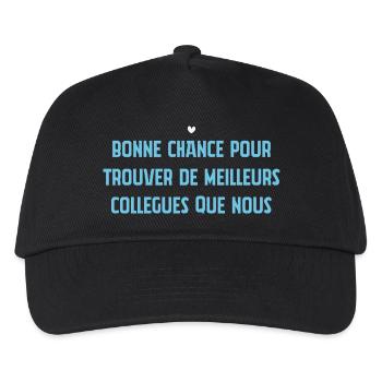 Man Humor Co-worker Departure Gift - Kids’ Baseball Cap - black - Front