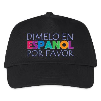Espagnol Professeur d’espagnol Langue - Casquette de baseball Enfant - noir - Devant