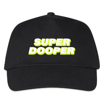 SUPER DOOPER - Kids’ Baseball Cap - black - Front