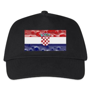 Croatia - Kids’ Baseball Cap - black - Front